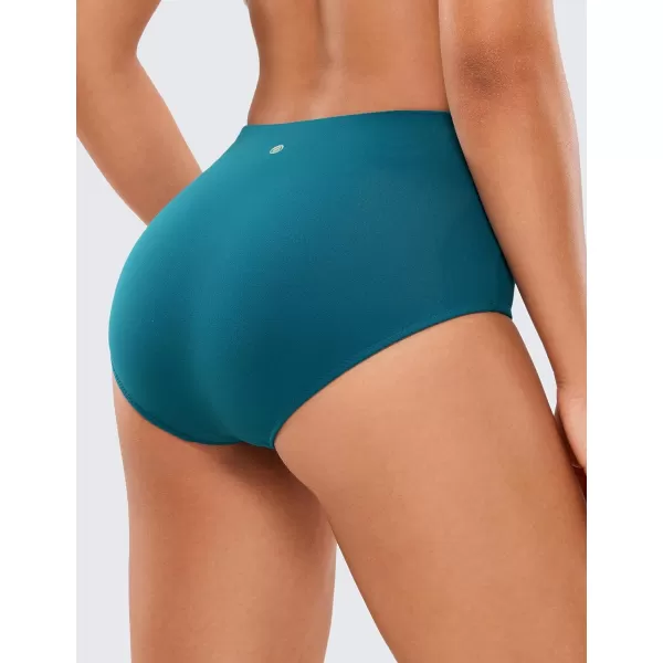 CRZ YOGA Butterluxe Booty Shorts for Women Full Coverage  High Waist Workout Panties Shorts Athletic Volleyball Gym RunningBorealis Green