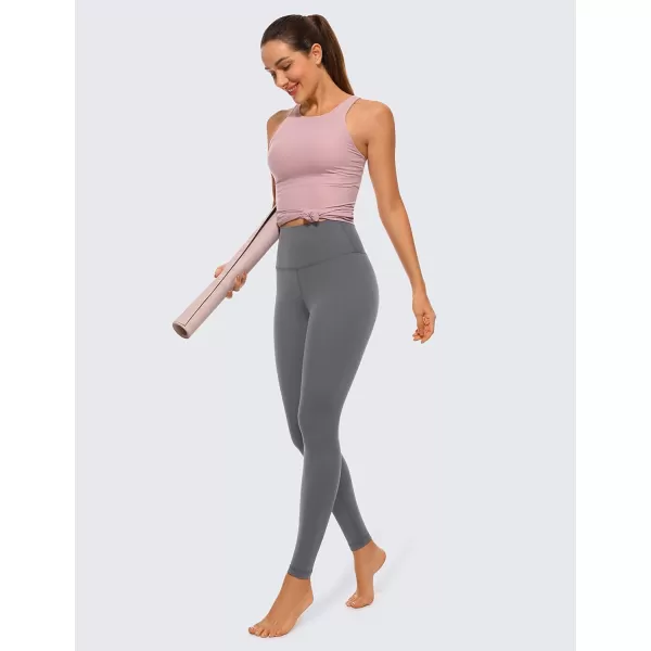 CRZ YOGA Butterluxe Extra Long Leggings for Tall Women 31 Inches  High Waisted Athletic Workout Leggings Soft Yoga PantsDark Carbon