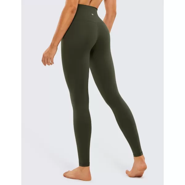 CRZ YOGA Butterluxe Extra Long Leggings for Tall Women 31 Inches  High Waisted Athletic Workout Leggings Soft Yoga PantsOlive Green