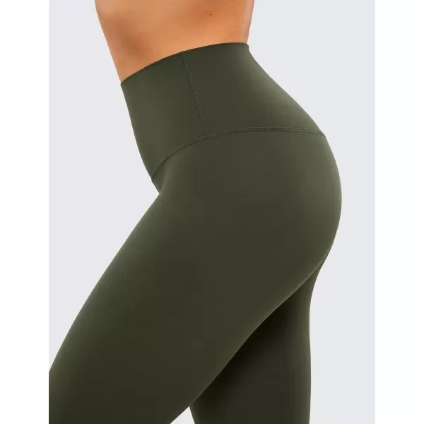 CRZ YOGA Butterluxe Extra Long Leggings for Tall Women 31 Inches  High Waisted Athletic Workout Leggings Soft Yoga PantsOlive Green