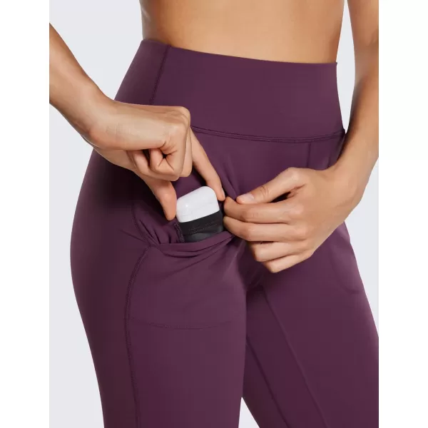 CRZ YOGA Butterluxe High Waisted Joggers for Women 27  Buttery Soft Yoga Pants Lounge Workout Leggings with Pockets27 inches Deep Purple