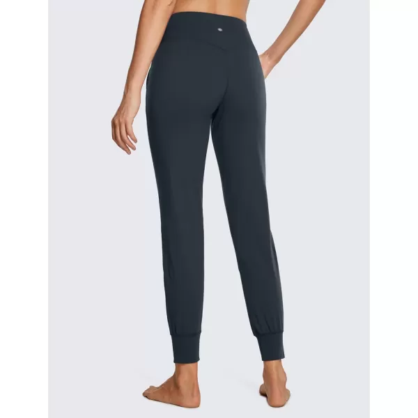 CRZ YOGA Butterluxe High Waisted Joggers for Women 27  Buttery Soft Yoga Pants Lounge Workout Leggings with Pockets27 inches True Navy