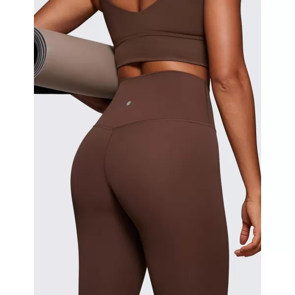 CRZ YOGA Butterluxe High Waisted Lounge Legging 25  Workout Leggings for Women Buttery Soft Yoga Pants25 inches Coffee Brown