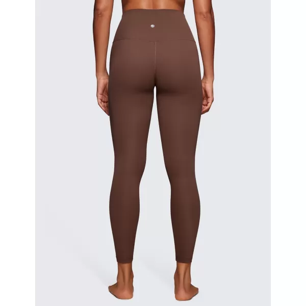 CRZ YOGA Butterluxe High Waisted Lounge Legging 25  Workout Leggings for Women Buttery Soft Yoga Pants25 inches Coffee Brown