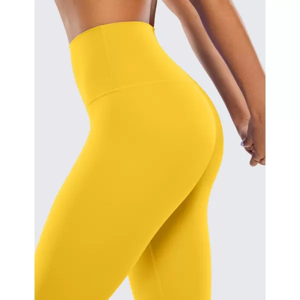 CRZ YOGA Butterluxe High Waisted Lounge Legging 25  Workout Leggings for Women Buttery Soft Yoga Pants25 inches High Visibility Yellow