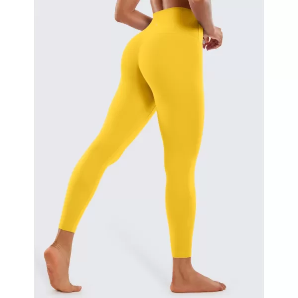 CRZ YOGA Butterluxe High Waisted Lounge Legging 25  Workout Leggings for Women Buttery Soft Yoga Pants25 inches High Visibility Yellow