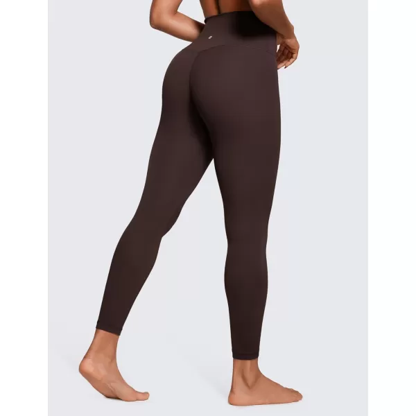 CRZ YOGA Butterluxe High Waisted Lounge Legging 25  Workout Leggings for Women Buttery Soft Yoga Pants25 inches Hot Fudge Brown