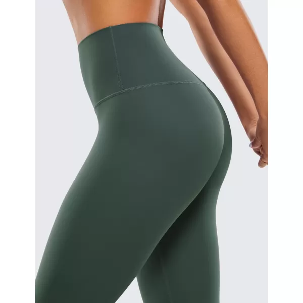 CRZ YOGA Butterluxe High Waisted Lounge Legging 25quot  Workout Leggings for Women Buttery Soft Yoga PantsDark Forest Green