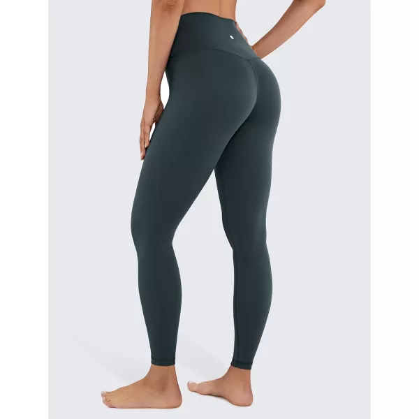 CRZ YOGA Butterluxe High Waisted Lounge Legging 25quot  Workout Leggings for Women Buttery Soft Yoga PantsForest Dark Green