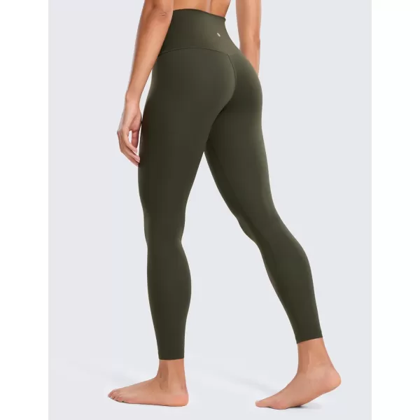 CRZ YOGA Butterluxe High Waisted Lounge Legging 25quot  Workout Leggings for Women Buttery Soft Yoga PantsOlive Green