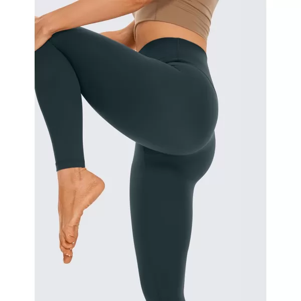 CRZ YOGA Butterluxe High Waisted Lounge Legging 28  Workout Leggings for Women Buttery Soft Yoga Pants28 inches Forest Dark Green