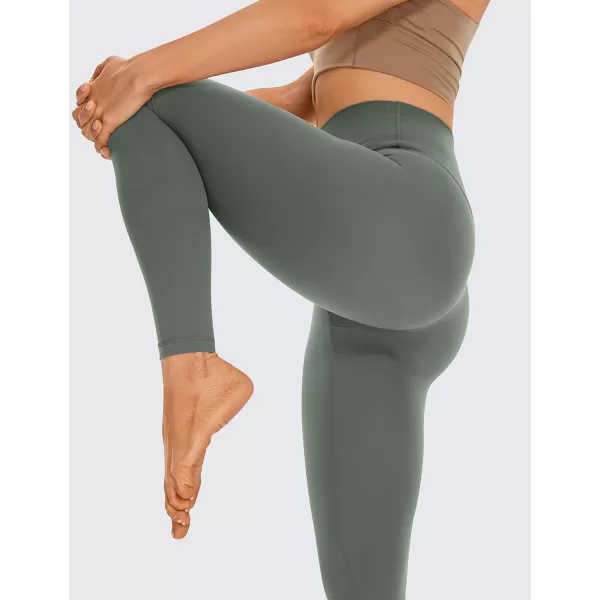 CRZ YOGA Butterluxe High Waisted Lounge Legging 28  Workout Leggings for Women Buttery Soft Yoga Pants28 inches Grey Sage