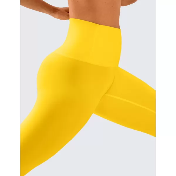 CRZ YOGA Butterluxe High Waisted Lounge Legging 28  Workout Leggings for Women Buttery Soft Yoga Pants28 inches High Visibility Yellow