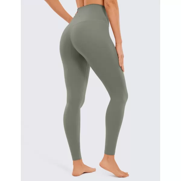 CRZ YOGA Butterluxe High Waisted Lounge Legging 28  Workout Leggings for Women Buttery Soft Yoga Pants28 inches Light Army Green