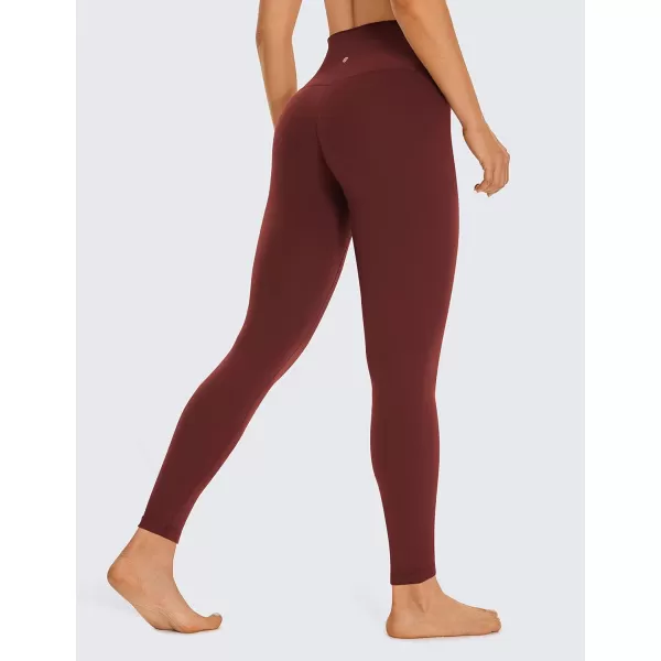 CRZ YOGA Butterluxe High Waisted Lounge Legging 28  Workout Leggings for Women Buttery Soft Yoga Pants28 inches Noctilucence Red