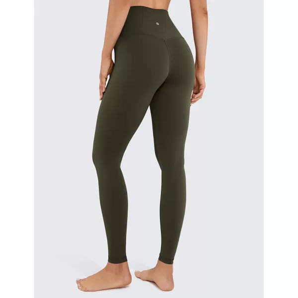 CRZ YOGA Butterluxe High Waisted Lounge Legging 28  Workout Leggings for Women Buttery Soft Yoga Pants28 inches Olive Green