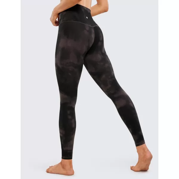 CRZ YOGA Butterluxe High Waisted Lounge Legging 28  Workout Leggings for Women Buttery Soft Yoga Pants28 inches Taupe Tie Dye Flowers