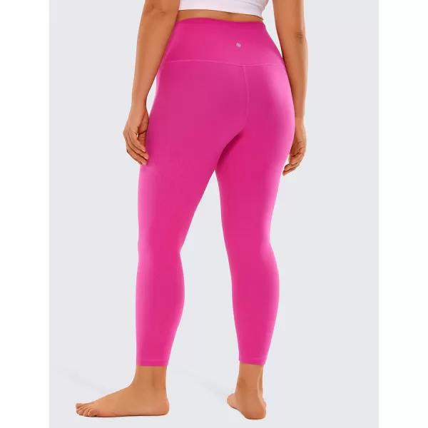 CRZ YOGA Butterluxe Plus Size Leggings for Women 25 Inches  High Waisted Buttery Soft Workout Spandex Yoga Pants 3X 4XHibiscus Purple