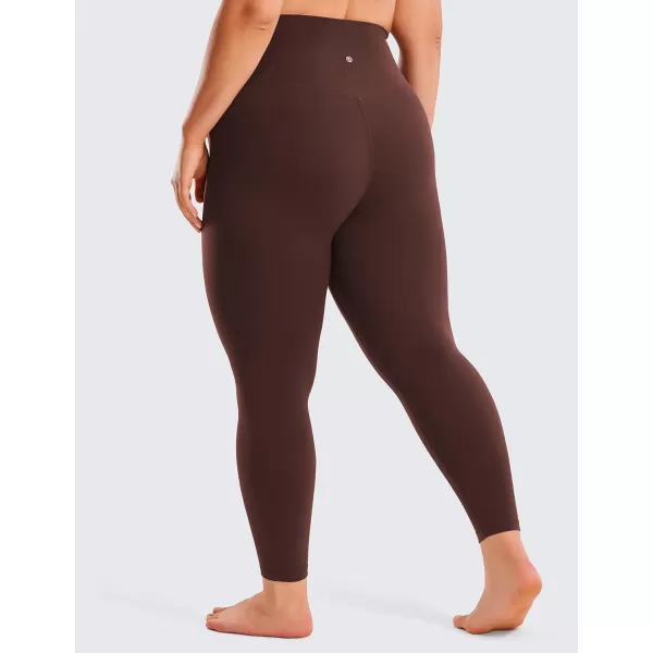 CRZ YOGA Butterluxe Plus Size Leggings for Women 25 Inches  High Waisted Buttery Soft Workout Spandex Yoga Pants 3X 4XTaupe