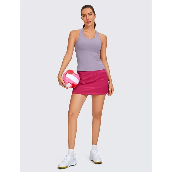 CRZ YOGA Butterluxe Racerback Workout Tank Tops for Women Sleeveless Gym Tops Athletic Yoga Shirts CamisoleLavender Mist