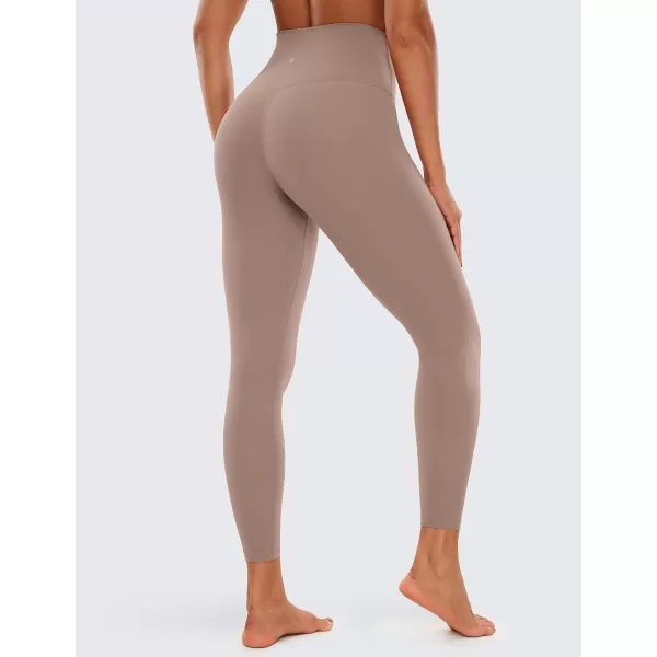 CRZ YOGA Butterluxe Womens V Cross Waist Workout Leggings 265  Crossover High Waist Long Gym Lounge Yoga Pants265 Height 54  57 Brown Purple