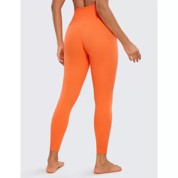 CRZ YOGA Butterluxe Womens V Cross Waist Workout Leggings 265  Crossover High Waist Long Gym Lounge Yoga Pants265 Height 54  57 Neon Orange