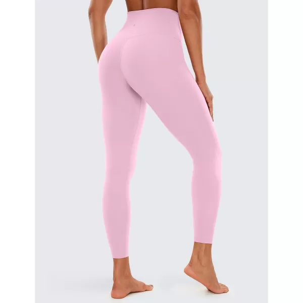 CRZ YOGA Butterluxe Womens V Cross Waist Workout Leggings 265  Crossover High Waist Long Gym Lounge Yoga Pants265 Height 54  57 Pink Peony