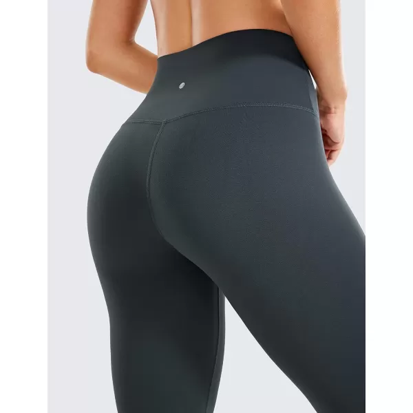 CRZ YOGA Butterluxe Womens Workout Leggings 265 Full Length High Waisted Yoga Pants Buttery Soft Athletic Gym Lounge265 Height 53  57 Dark Green