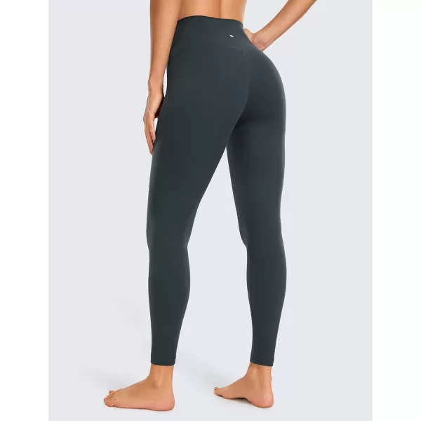 CRZ YOGA Butterluxe Womens Workout Leggings 265 Full Length High Waisted Yoga Pants Buttery Soft Athletic Gym Lounge265 Height 53  57 Dark Green