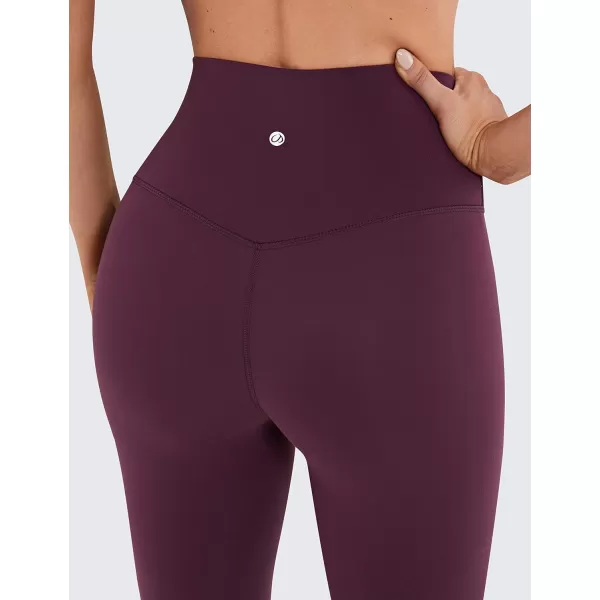 CRZ YOGA Butterluxe Womens Workout Leggings 265 Full Length High Waisted Yoga Pants Buttery Soft Athletic Gym Lounge265 Height 53  57 Deep Purple