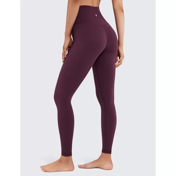 CRZ YOGA Butterluxe Womens Workout Leggings 265 Full Length High Waisted Yoga Pants Buttery Soft Athletic Gym Lounge265 Height 53  57 Deep Purple