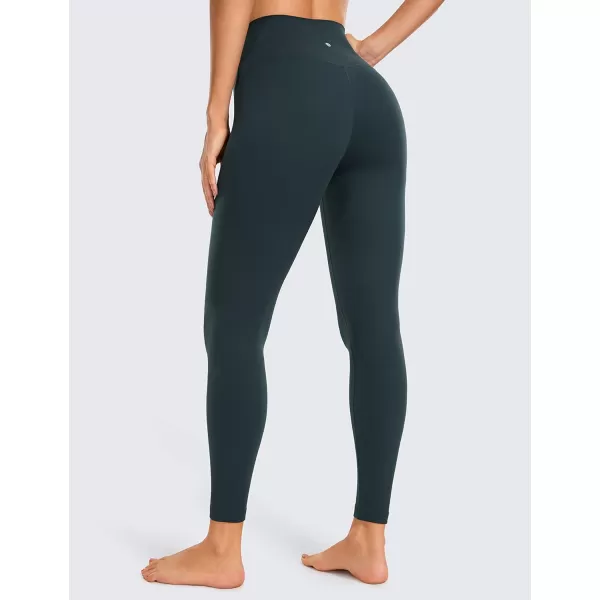 CRZ YOGA Butterluxe Womens Workout Leggings 265 Full Length High Waisted Yoga Pants Buttery Soft Athletic Gym Lounge265 Height 53  57 Forest Dark Green