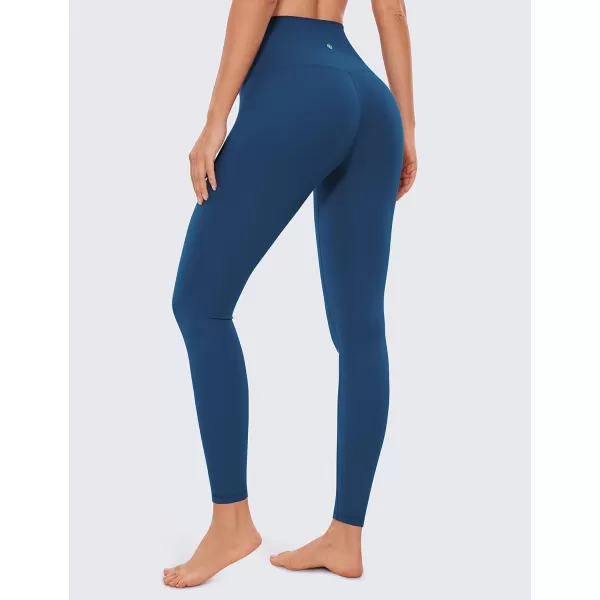 CRZ YOGA Butterluxe Womens Workout Leggings 265 Full Length High Waisted Yoga Pants Buttery Soft Athletic Gym Lounge265 Height 53  57 French Navy