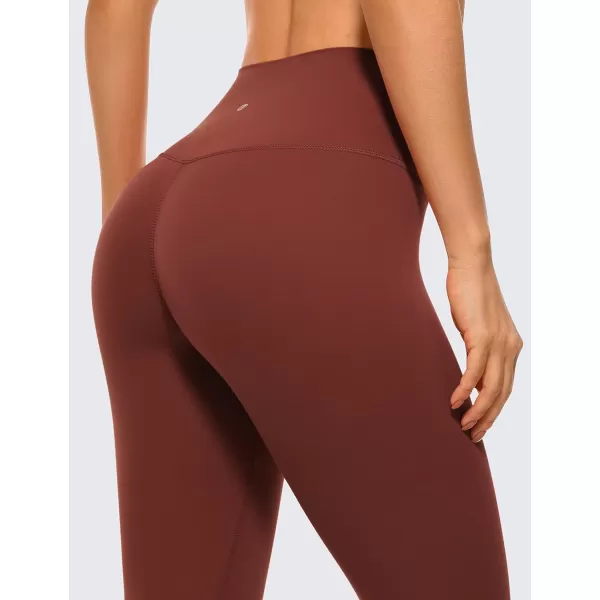 CRZ YOGA Butterluxe Womens Workout Leggings 265 Full Length High Waisted Yoga Pants Buttery Soft Athletic Gym Lounge265 Height 53  57 Jujube Brown