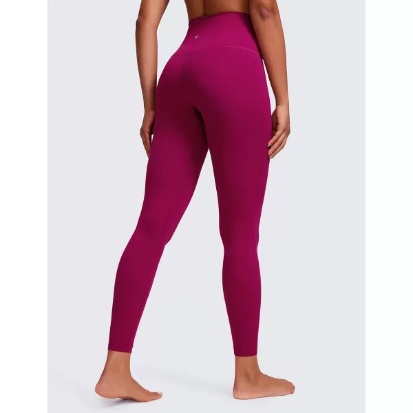 CRZ YOGA Butterluxe Womens Workout Leggings 265 Full Length High Waisted Yoga Pants Buttery Soft Athletic Gym Lounge265 Height 53  57 Magenta Purple