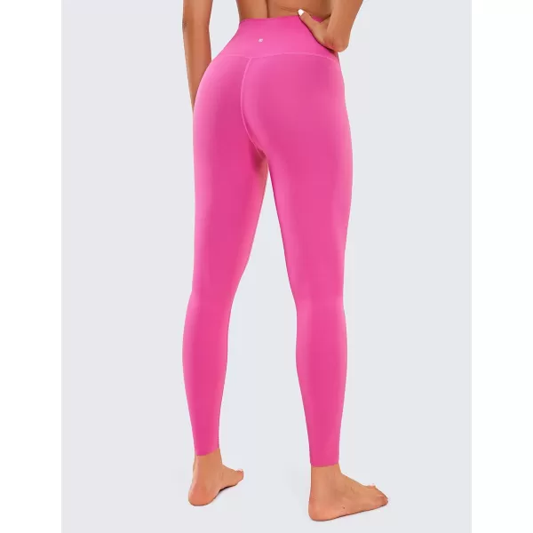 CRZ YOGA Butterluxe Womens Workout Leggings 265 Full Length High Waisted Yoga Pants Buttery Soft Athletic Gym Lounge265 Height 53  57 Neon Light Purple