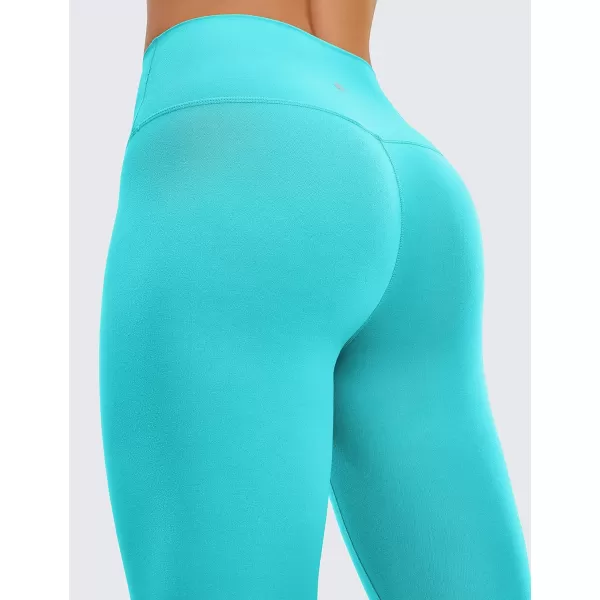 CRZ YOGA Butterluxe Womens Workout Leggings 265 Full Length High Waisted Yoga Pants Buttery Soft Athletic Gym Lounge265 Height 53  57 Neon Spectral Blue