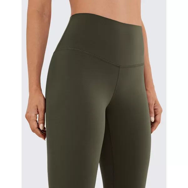 CRZ YOGA Butterluxe Womens Workout Leggings 265 Full Length High Waisted Yoga Pants Buttery Soft Athletic Gym Lounge265 Height 53  57 Olive Green