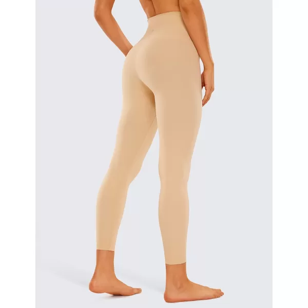 CRZ YOGA Butterluxe Womens Workout Leggings 265 Full Length High Waisted Yoga Pants Buttery Soft Athletic Gym Lounge265 Height 53  57 Tan Milkshake