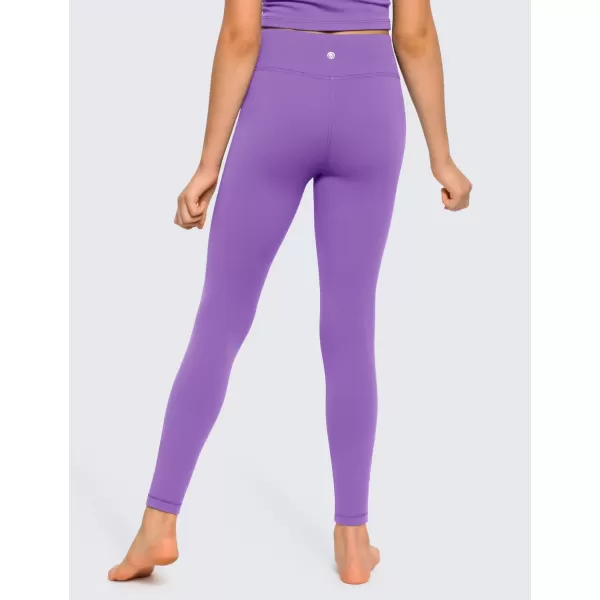 CRZ YOGA Girls Butterluxe Full Length Athletic Leggings  Kids High Waist Lounge Pants Girls Active Dance Running Yoga TightsRegular Royal Lilac