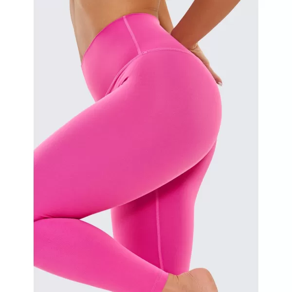 CRZ YOGA High Waisted Lounge Yoga Legging Yoga Pants 25  2825 inches Neon Light Purple