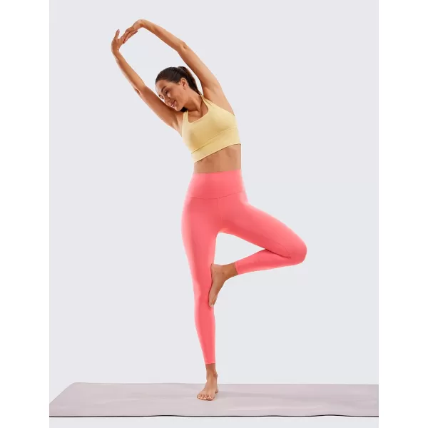 CRZ YOGA High Waisted Lounge Yoga Legging Yoga Pants 25  2825 inches Raspberry Sorbet