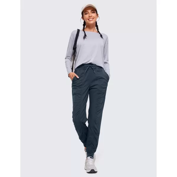 CRZ YOGA Lightweight Workout Joggers for Women High Waisted Outdoor Running Casual Track Pants with PocketsMelanite
