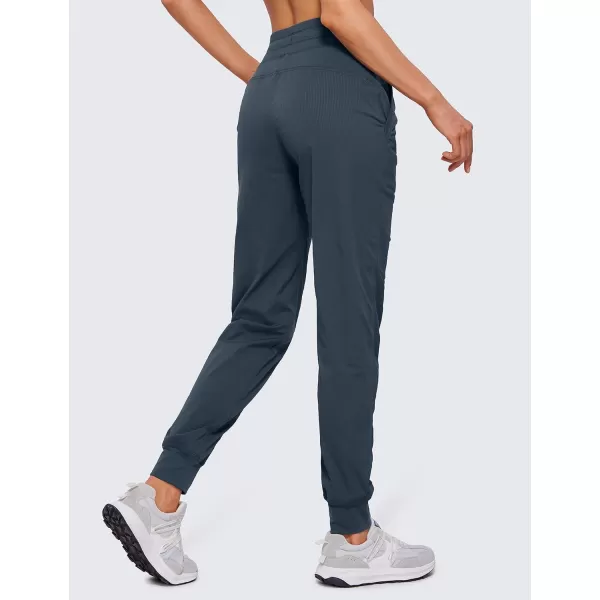 CRZ YOGA Lightweight Workout Joggers for Women High Waisted Outdoor Running Casual Track Pants with PocketsMelanite