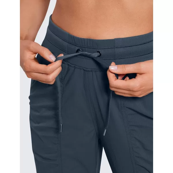 CRZ YOGA Lightweight Workout Joggers for Women High Waisted Outdoor Running Casual Track Pants with PocketsMelanite