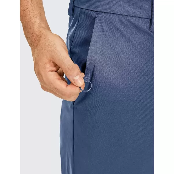 CRZ YOGA Mens All Day Comfy Golf Pants  303234 Quick Dry Lightweight Work Casual Trousers with PocketsElectric Blue