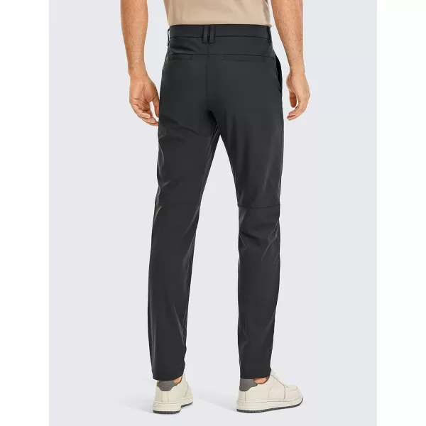 CRZ YOGA Mens All Day Comfy Golf Pants  303234 Quick Dry Lightweight Work Casual Trousers with PocketsInk Gray