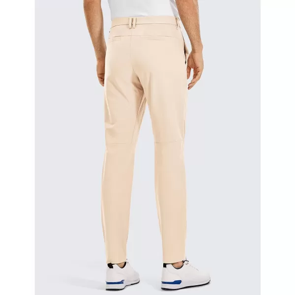 CRZ YOGA Mens All Day Comfy Golf Pants  303234 Quick Dry Lightweight Work Casual Trousers with PocketsRaw Linen