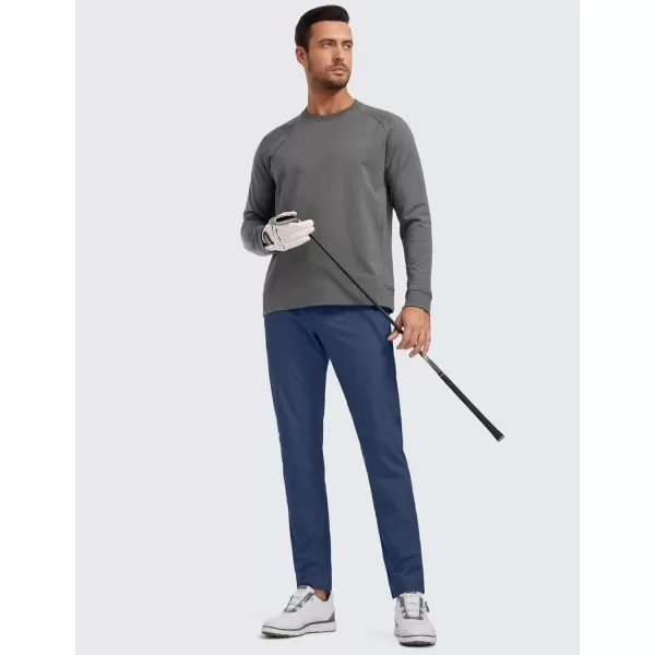 CRZ YOGA Mens All Day Comfy Golf Pants with 5Pocket  303234 Quick Dry Lightweight Casual Work Stretch PantsElectric Blue