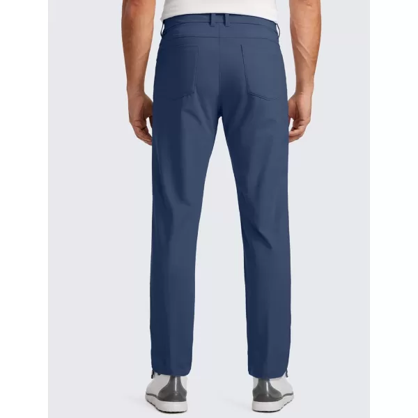 CRZ YOGA Mens All Day Comfy Golf Pants with 5Pocket  303234 Quick Dry Lightweight Casual Work Stretch PantsElectric Blue